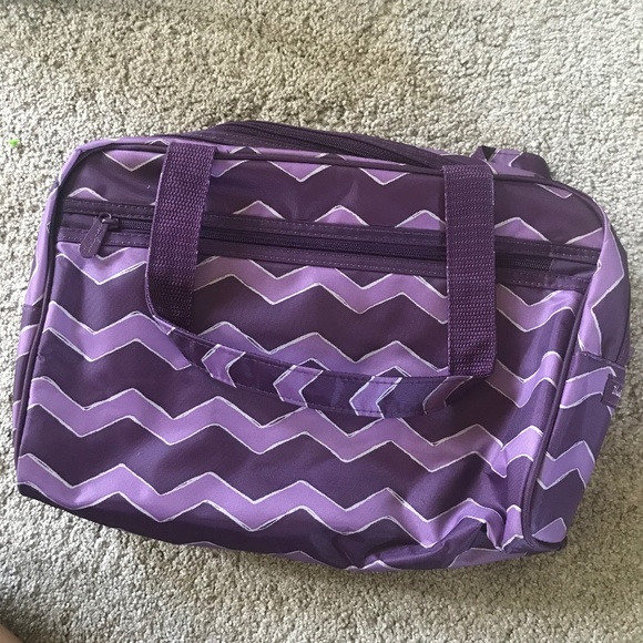 🍁5/30$!! Thirty One Zig Zag Lined Lunch TotecBag - Picture 1 of 7